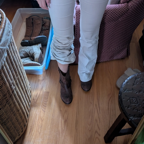 Brown, 100% leather Ankle Boots - Picture 4 of 5